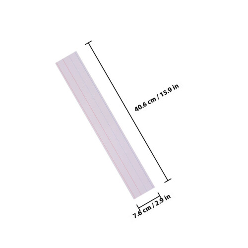 60Pcs White Ruled Sentence Strips for Teachers Reusable Writing Aids 1