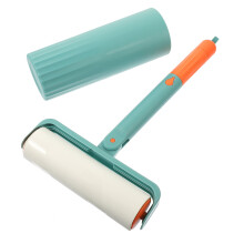 Green Pet Hair Lint Roller Lightweight ABS Portable Hair Remover