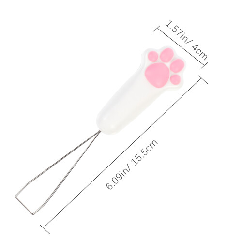 Pink ABS Keyboard Keycap Remover Mechanical Key Puller Accessory 1