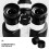 4Pcs Microscope Rubber Eyepiece Guards Black Eye Shield Cups 5