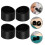 4Pcs Microscope Rubber Eyepiece Guards Black Eye Shield Cups 9