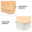 Assorted Color Bamboo Bread Container Durable Kitchen Bread Bin 7