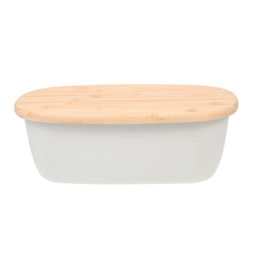 Assorted Color Bamboo Bread Container Durable Kitchen Bread Bin 1