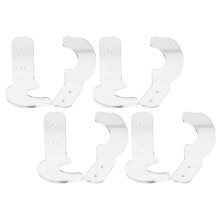 6pcs Plastic Wash Basin For Face Cleansing Salon Spa Kitchen Washing Works Random Color