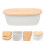 Assorted Color Bamboo Bread Container Durable Kitchen Bread Bin 3