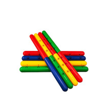 2Pcs Racing Relay Sticks Lightweight Assorted Colors Durable for Kids
