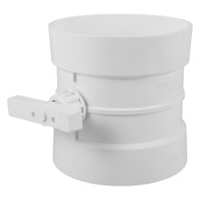 Prevent Backdraft Airflow Ducting Valve White Pvc 1pack