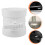 Prevent Backdraft Airflow Ducting Valve White Pvc 1pack 2
