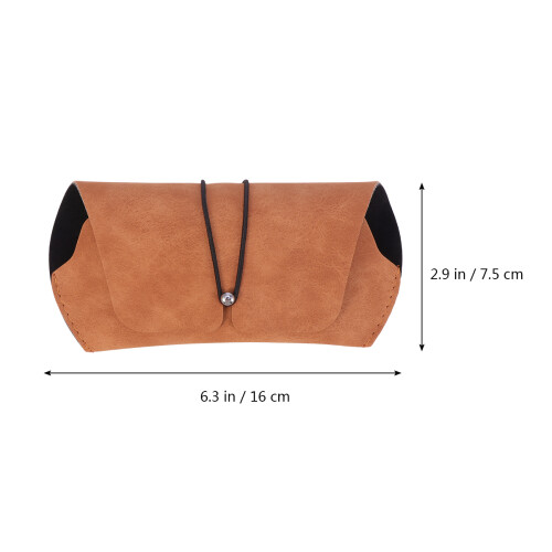 Orange Sunglasses Case Durable Protective Eyewear Storage Box 1