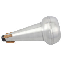 1Pc Silver Mini Trombone Muffler Durable Metal Music Instrument Mute