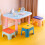 Sky-Blue Small Plastic Stool for Toddlers Sturdy Kids Step Stool 4