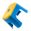 Sky-Blue Small Plastic Stool for Toddlers Sturdy Kids Step Stool 8