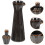 Grey Ceramic Oil Pot with Lid for Kitchen Storage and Condiments 3
