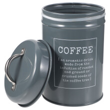 Handled Kitchen Canister Mit Deckel Für Kaffee Tee Zucker Metall