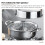 Steamer Baskets For Cooking Silver 1 Set 6