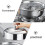Steamer Baskets For Cooking Silver 1 Set 7