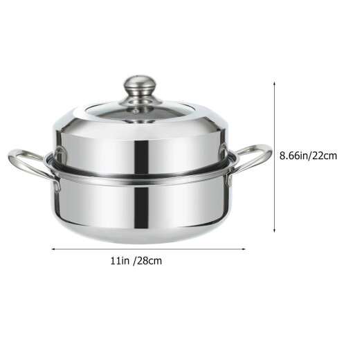 Steamer Baskets For Cooking Silver 1 Set 1