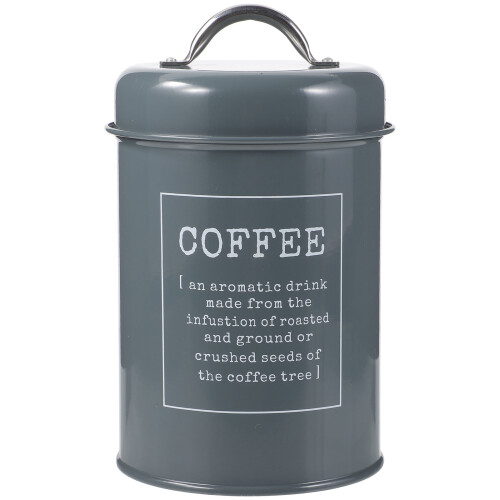 Handled Kitchen Canister Mit Deckel Für Kaffee Tee Zucker Metall 1