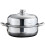 Steamer Baskets For Cooking Silver 1 Set 9