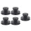 5Pcs Rubber Suction Handles for Singing Bowls Strong Durable Black 1