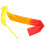 Assorted Color Gymnastics Dance Ribbon Wand Plastic Silk Material 8