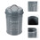 Handled Kitchen Canister Mit Deckel Für Kaffee Tee Zucker Metall 4