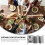 Roll Crepe Stand Edelstahl Pizza Grill 8