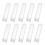 10Pcs Clear Plastic Storage Tubes with Caps for Candy and Small Items 8