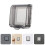 1Set Black Outdoor Socket Protector Waterproof Pc Cover for Home Use 4