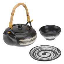 Pot Ceramic Seafood Soup Japanese Style Tea Set Random