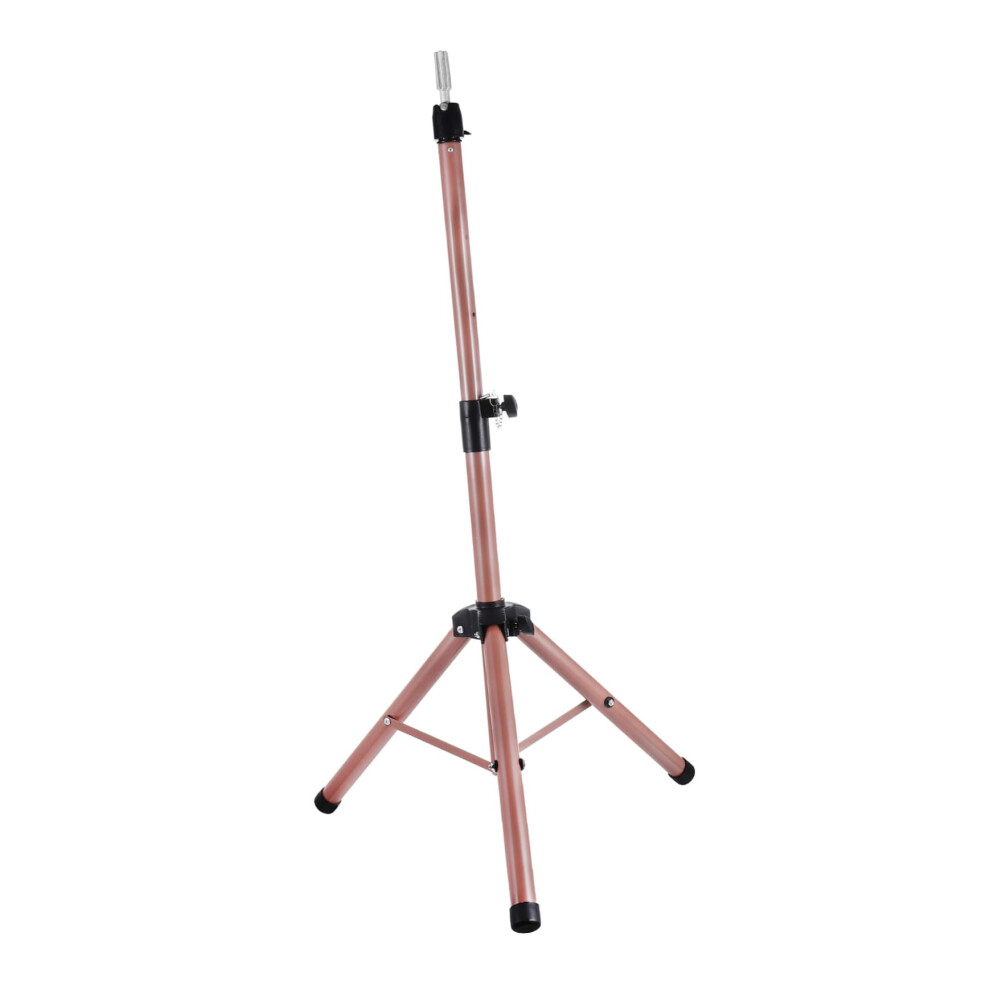 Unisex Adjustable Wig Stand Tripod With Aluminum Alloy Telescopic Base For Mannequin Head Styling