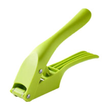 Heavy Duty Garlic Press with Peeler, Ergonomic Zinc Alloy Mincer for Garlic, Ginger and Nuts