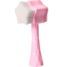 2 in 1 Facial Cleansing Brush with Soft Silicone Bristles for Deep Pore Cleansing and Gentle Exfoliation