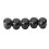 5Pcs Guitar Selector Cap Black Round Knob Tips for Pickup Switch 6