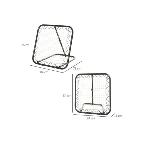 Angle Adjustable Rebounder Net Goal Training Set Football, Baseball 2
