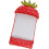 Inflatable Pool Float with Strawberry Pattern, Cool Mesh Swimming Hammock for Beach and Pool 3