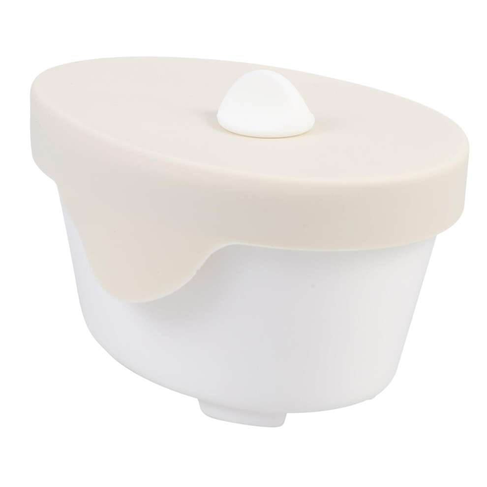 Ceramic Steamed Egg Bowl with Lid Microwave Safe Soup Bowl for Eggs Vegetables and Baby Food