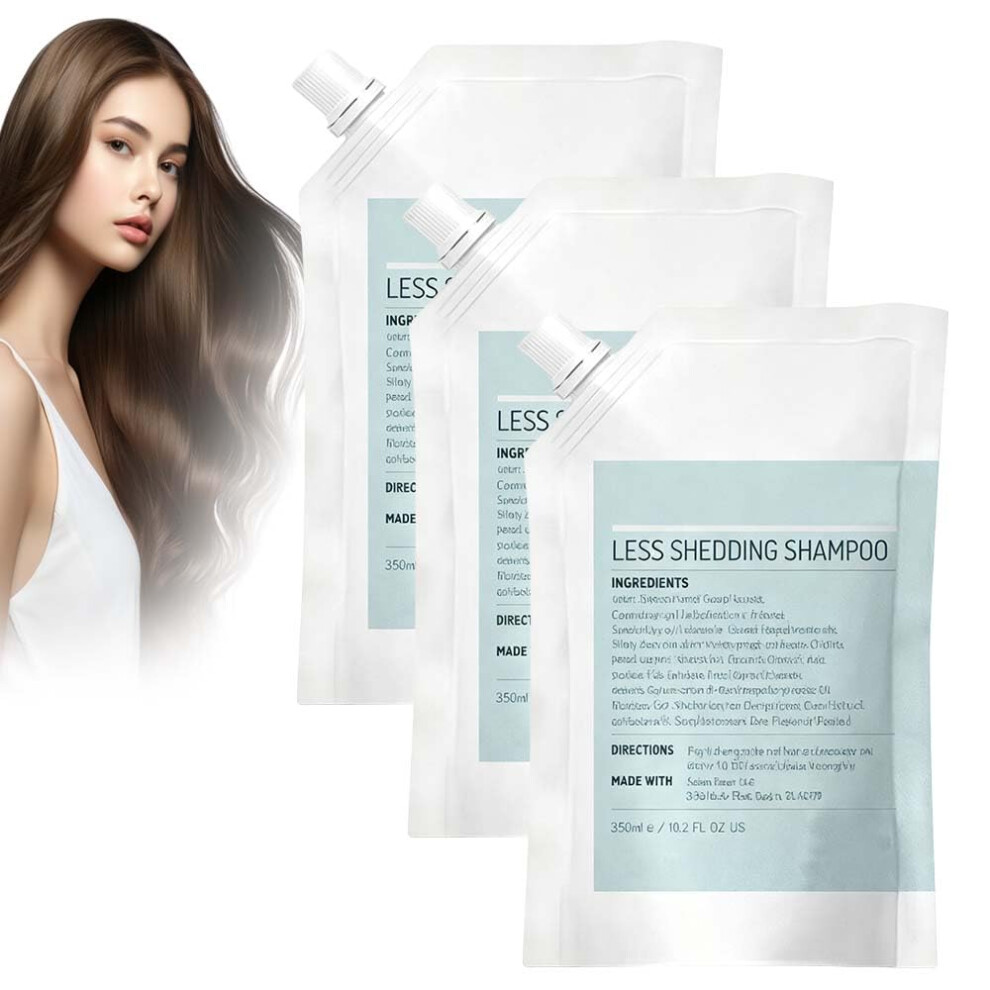 Hair Strengthening Shampoo 300ml Reduces Breakage and Frizz Controls Oil for All Hair Types 3PCS