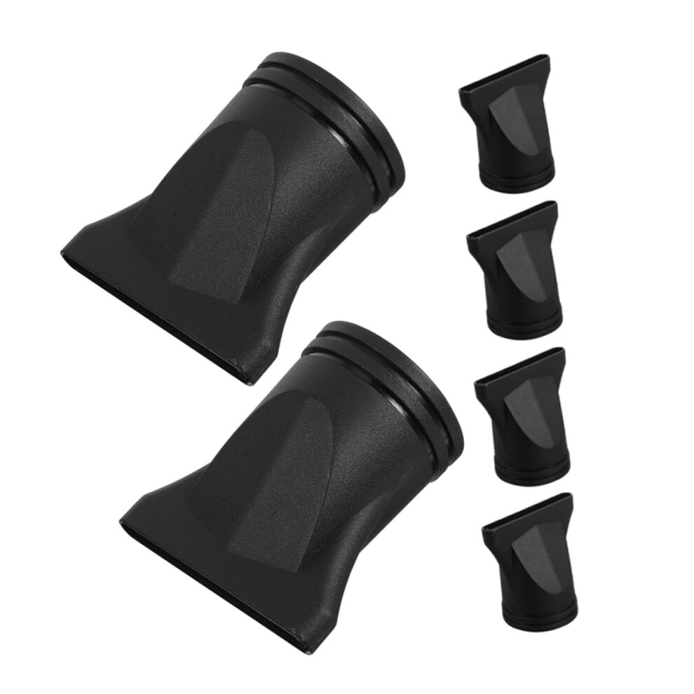 6pcs Duckbill Hair Dryer Nozzle Concentrator Attachments for Fast Drying and Precision Styling