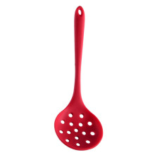 Silicone Slotted Spoon Long Handle Non Stick Skimmer for Cooking Pasta Vegetables