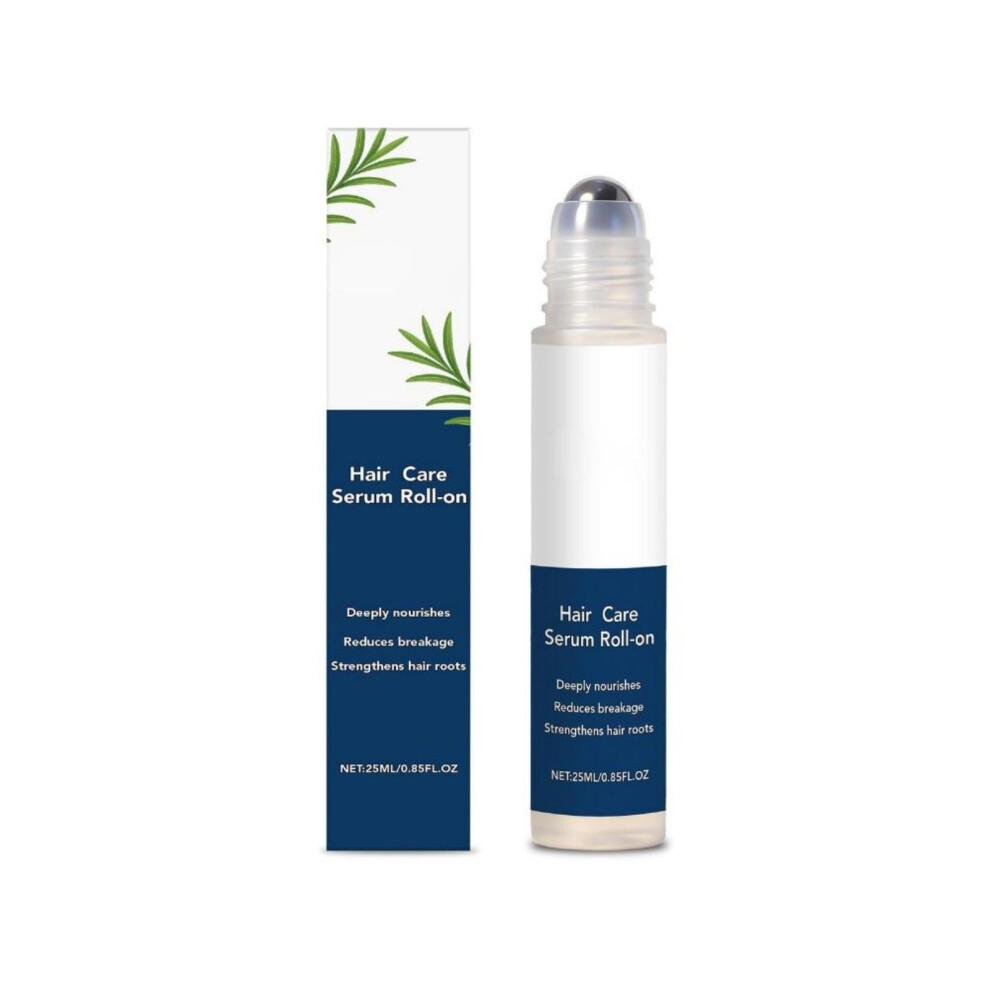 Blue Rosemary Hair Growth Serum With Castor Oil Rollon For Thinning Hair And Daily Scalp Nourishment