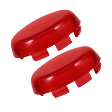 2Pcs Motorcycle Turn Signal Lens Covers for Enhanced Visibility Durable Easy Install Replacement