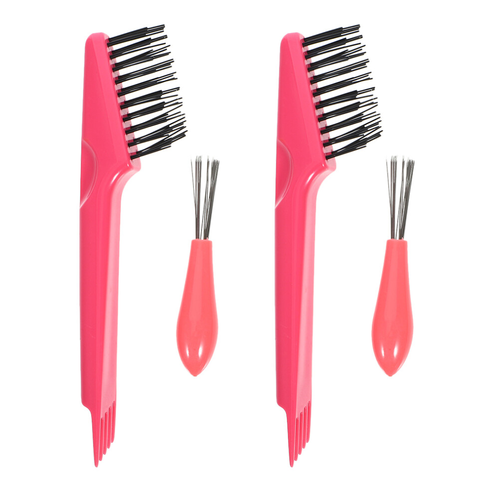 Vaguelly Unisex Pink Hair Cleaning Tools Brush Hairbrush Cleaner Comb