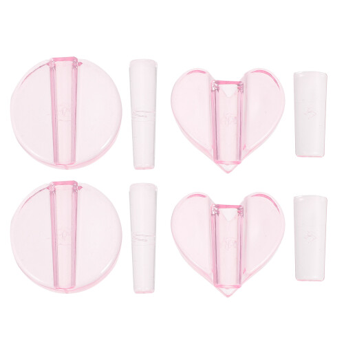 2Sets Maniküre DIY Prägeform ABS Nail Embossed Tool Für Nail Art