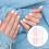 2Sets Maniküre DIY Prägeform ABS Nail Embossed Tool Für Nail Art 4