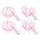 2Sets Maniküre DIY Prägeform ABS Nail Embossed Tool Für Nail Art 5