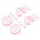 2Sets Maniküre DIY Prägeform ABS Nail Embossed Tool Für Nail Art 3