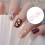 2Sets Maniküre DIY Prägeform ABS Nail Embossed Tool Für Nail Art 9