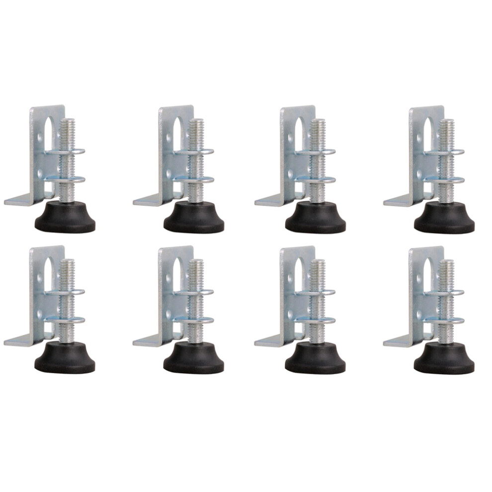 8Pcs Adjustable Wardrobe Leg Leveler Support Pad For Closet Furniture 3212292684272