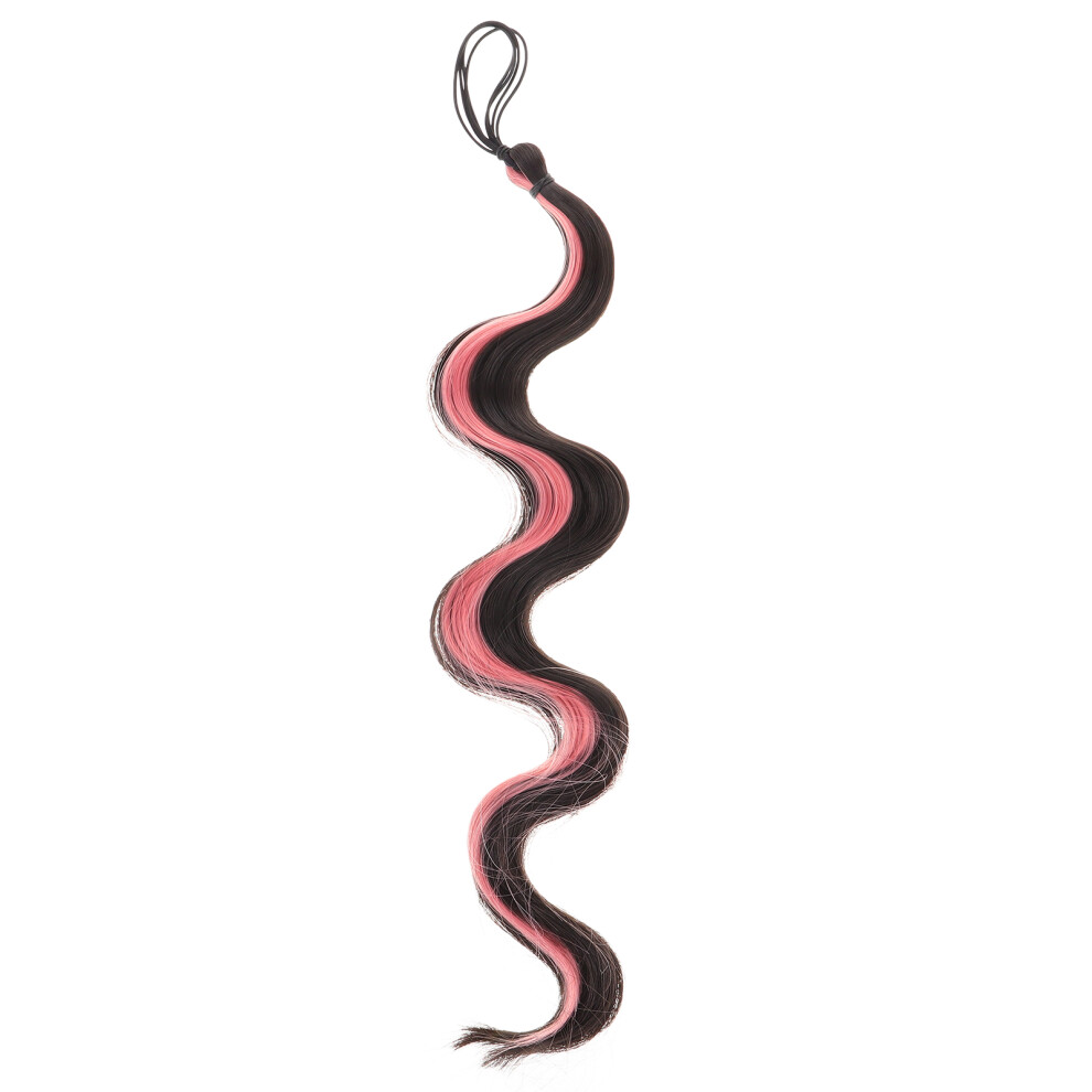 Vaguelly Multi Color Diy Ponytail Hair Extension Wig For Girls And Women